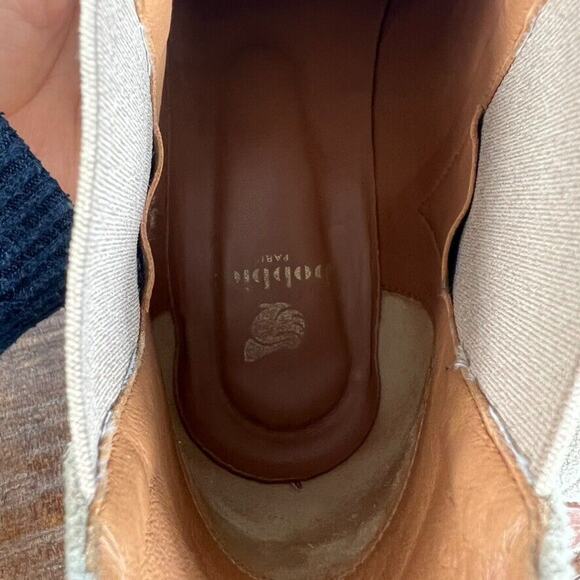 Bobbies Paris Boots Womens 39 Tan Chelsea Suede Ankle Pull on - Picture 6 of 12